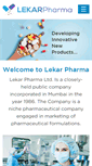 Mobile Screenshot of lekarpharma.com